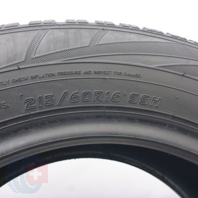 6.  215 60 16 2x FALKEN 99H XL Eurowinter HS01 Winterreifen 2021 8,5-8,8mm