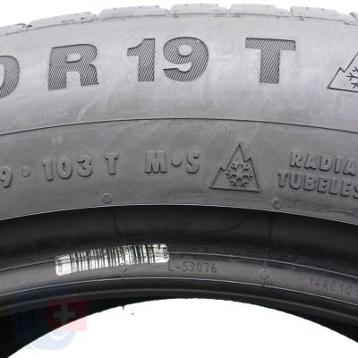 2. 255 50 19 2x CONTINENTAL 255/50 R19 103T Seal WinterContact TS850P Winterreifen 2022 6,8mm