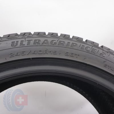 3. 245 40 19 1x GOODYEAR 245/40 R19 XL 98T UltraGrip Ice2 Winterreifen 2022 8mm