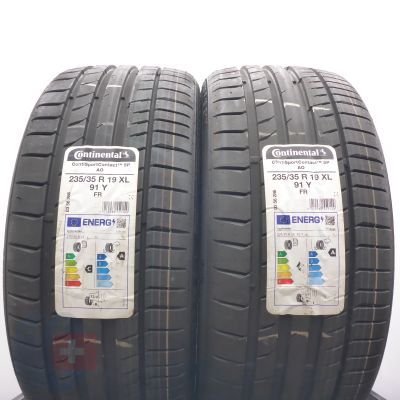 235 35 19 2x CONTINENTAL 235/35 R19  91Y XL ContiSportContact 5P A0 Sommerreifen 2022 Ungebraucht  
