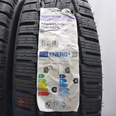 3.  195 65 16C 4x MICHELIN 195/65 R16C 104/102R Agilis Alpin Winterreifen 2022 Ungebraucht  
