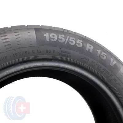 5. 4 x CONTINENTAL 195/55 R15 85V ContiEcoContact 5 Sommerreifen 2017 6mm