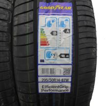 2. 4 x GOODYEAR 205/50 R16 87W EfficientGrip Sommerreifen  2018 VOLL WIE NEU 