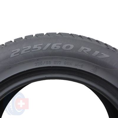 5. 2 x Pirelli 225/60 R17 99HWinterreifen  2021 6.7-6.8mm