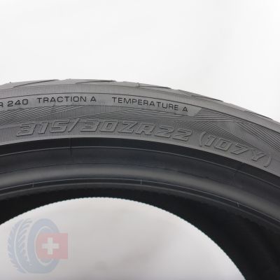 5.  315 30 22 1x YOKOHAMA 315/30 ZR22 107Y XL Advan Sport V105 N0 Sommerreifen 2022 Ungebraucht   