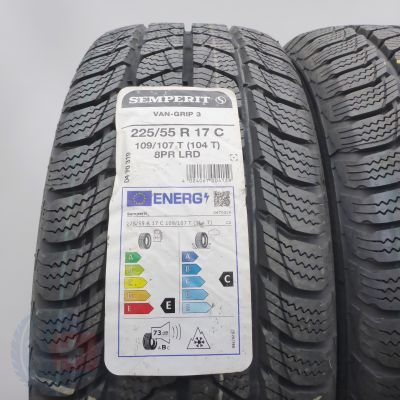 2.  225 55 17C 2x SEMPERIT 225/55 R17C 109/107T Van-Grip 3 Winterreifen 2022 VOLL  2.  225 55 17C 2x SEMPERIT 225/55 R17C 109/107T Van-Grip 3 Winterreifen 2022 VOLL