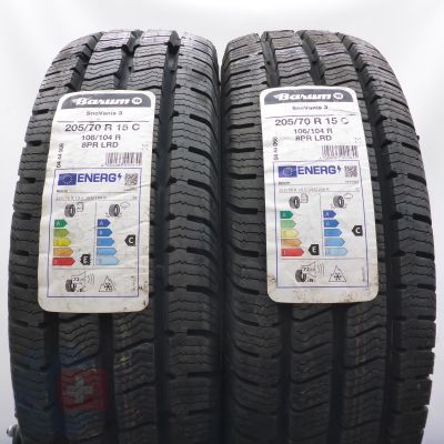 4. 205 70 15C 4x BARUM 205/70 R15C 106/104R SnoVanis 3 Winterreifen 2022 Ungebraucht  