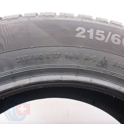 7. 215 60 17 4x CONTINENTAL 215/60 R17 96H ContiWinterContact TS 830 P M0 Winterreifen 200/21/22 Ungebraucht  