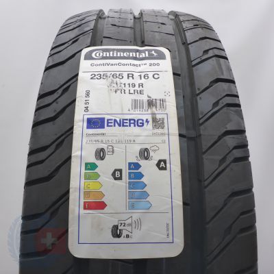  235 65 16C 1x CONTINENTAL 235/65 R16C 121/119R ContiVanContact 200 Sommerreifen 2023 Ungebraucht   