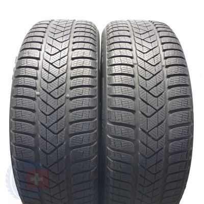 225 60 18 2x PIRELLI 225/60 R18 100H Winter Sottozero 3 Winterreifen 6-6,8mm 2018