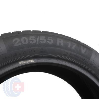 7. 4 x CONTINENTAL 205/55 R17 91V EcoContact 5 Sommerreifen 2019  6.8-7mm