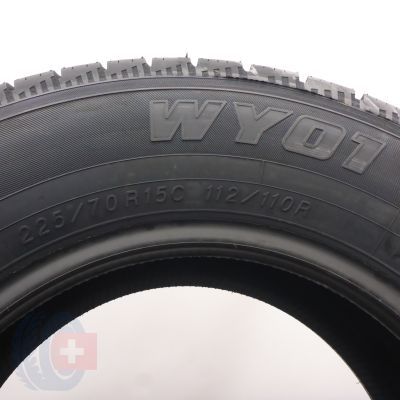 6. 225 70 15C 4x YOKOHAMA 225/70 R15C  112/110R WY001 Winterreifen 2025 VOLL WIE NEU 
