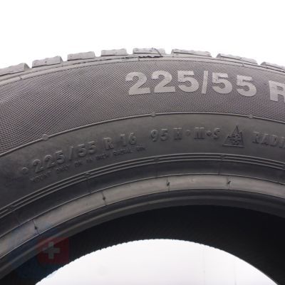 8. 225 55 16 4x CONTINENTAL 225/55 R16 95H ContiWinterContact TS 830 P RFT BMW Winterreifen 2018/21 Ungebraucht  