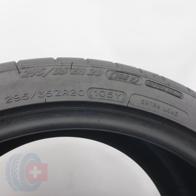5. 295 35 20 2x MICHELIN 295/35 ZR20 105Y XL Pilot Super Sport N0 Sommerreifen 2021 6,8 i 6,5mm