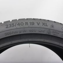 7. 235 40 19 4x CONTINENTAL 235/40 R19 96V XL WinterContact TS 870 P Winterreifen 2024 VOLL WIE NEU