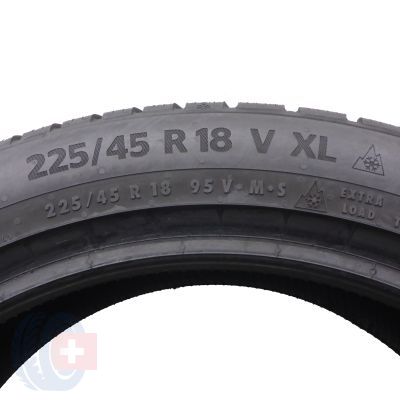 5. 2 x CONTINENTAL 225/45 R18 95V XL WinterContact TS870P Winterreifen 2021 WIE NEU 7,2-7,5mm