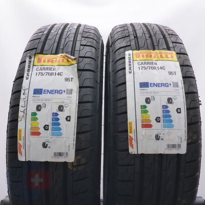 3. 175 70 14C 4x PIRELLI 175/70 R14C  95/93T Carrier Sommerreifen 2023 VOLL WIE NEU  