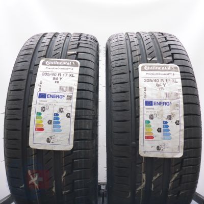 4. 205 40 17 4x CONTINENTAL 205/40 R17 84Y XL PremiumContact6 Sommerreifen 2023 VOLL