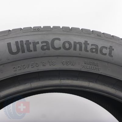 3. 225 50 18 1x CONTINENTAL 225/50 R18  95W UltraContact Sommerreifen 2023 6,5mm