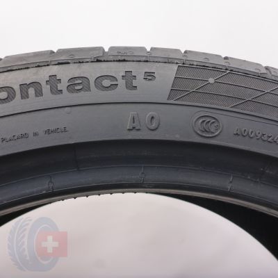 5. 225 40 18 1x CONTINENTAL 225/40 R18 92Y XL ContiSportContact5 AO Sommerreifen 2013 5,6mm