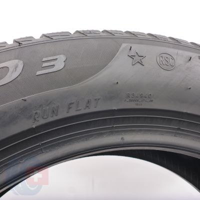 8. 225 60 18 4x PIRELLI 225/60 R18 104H XL Winter Sottozero 3 BMW RFT Winterreifen 2022 6,2-7mm