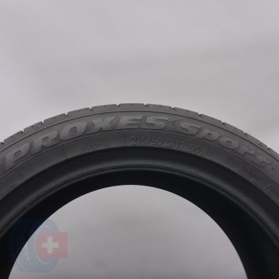 4. 215 50 17 2x TOYO 215/50 R17 95W XL Proxes Sport Sommerreifen 2018 6,8-7mm