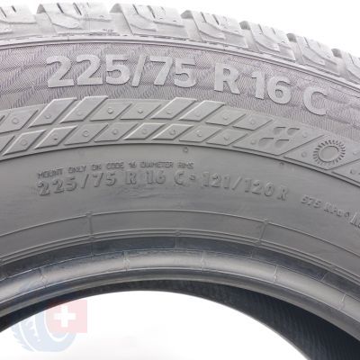 5. 225 75 16C 2x CONTINENTAL 225/75 R16C 121/120R VanContact 4Season Ganzjahresreifen 2019 8mm