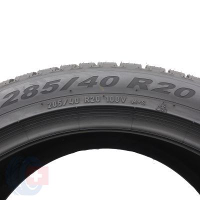 6. 285/40 R20 2x PIRELLI 108V XL Scorpion Winter BMW Winterreifen 7,2mm WIE NEU 
