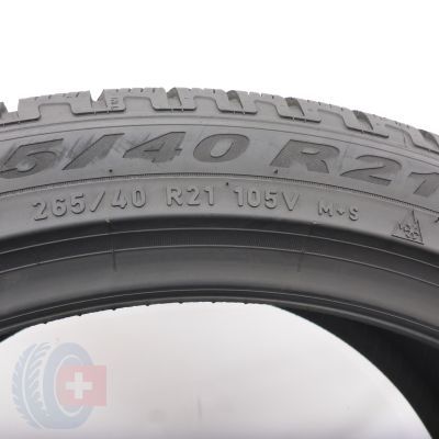 6. 265 40 21 1x PIRELLI 265/40 R21 105V XL Scorpion Winter MGT Winterreifen 2024 7,8mm