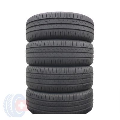 185 55 15 4x CONTINENTAL 185/55 R15 86H XL EcoContact 6 Sommerreifen 6,5-6,8mm 2022/23 Wie Neu