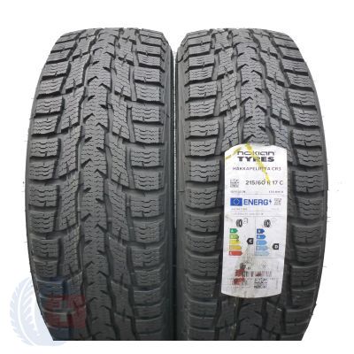 3. 215 60 17C 4x NOKIAN 215/60 R17C 109/107R Hakkapeliitta CR3 Winterrefen 2021 VOLL WIE NEU 