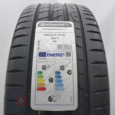 235 55 18 1x CONTINENTAL 235/55 R18 104Y XL PremiumContact 7 Sommerreifen 2023 Ungebraucht   