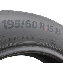 6. 2 x CONTINENTAL 195/60 R15 88H EcoContact 6 Sommerreifen  2022 5-5.5mm 