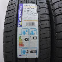 4. 205 65 16C 2x MICHELIN 205/65 R16C 107/105T Agilis + Sommerreifen 2020 VOLL