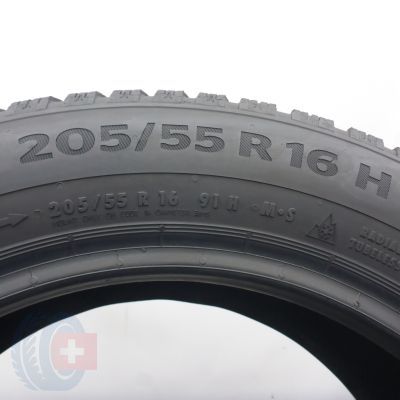 4. 205 55 16 2x CONTINENTAL 205/55 R16 91H WinterContact Ts860 Winterreifen 2020 7,2-7,5mm