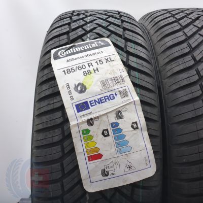 2. 185 60 15 2x CONTINENTAL 185/60 R15 88H XL AllSesonContact Ganzjahresreifen 2021 Ungebraucht    