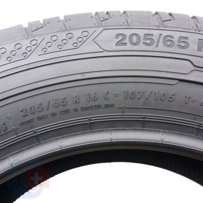 6.  205 65 16C 4x CONTINENTAL 205/65 R16C 107/105T ContiVanContact 200 Sommerreifen 2017 8,8mm Wie Neu