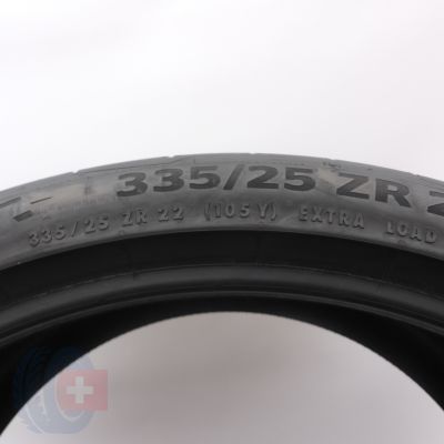 2. 335 25 22 1x CONTINENTAL 335/25 R22 105Y XL SportContact7 Sommerreifen 2023 5,2mm