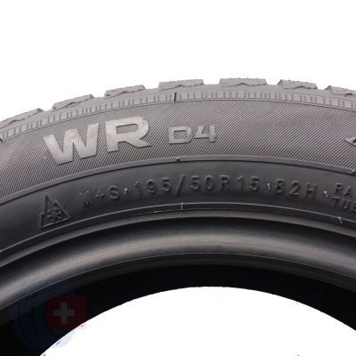 6. 4 x NOKIAN 195/50 R15 82H WR D4 Winterreifen 2017 6,5-8mm