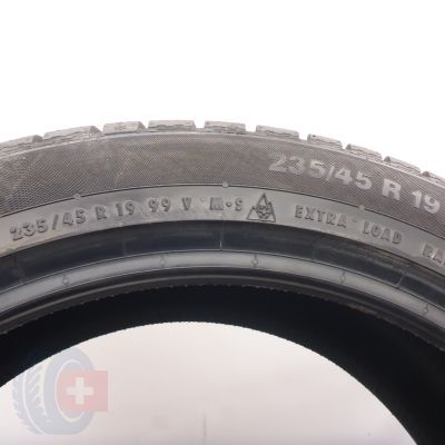 7.  235 45 19 2x CONTINENTAL 235/45 R19 99V XL ContiWinterContact TS 830 P A0 Winterreifen 2023 VOLL WIE NEU 