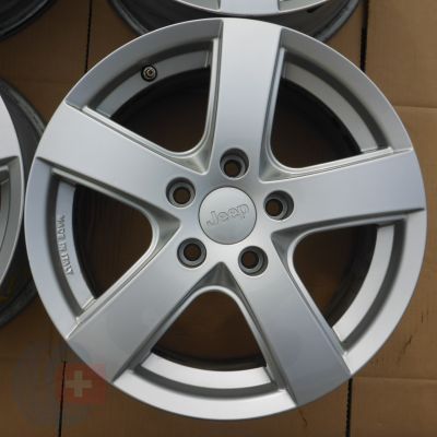 3. 4 x Alufelgen 16 JEEP 5x114,3 6,5J Et39 Compass Patriot Italy RDKS