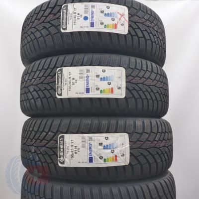  195 45 17 4x CONTINENTAL 195/45 R17 81H WinterContact TS 870 Winterreifen 2022 VOLL