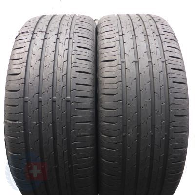 3. 205 45 17 4x CONTINENTAL 88V XL EcoContact 6 Sommerreifen 2022 VOLL WIE NEU 