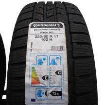 3. 2 x CONTINENTAL 235/60 R17 102H ContiCrossContact Winter M0 2020 Winterreifen WIE NEU VOLL