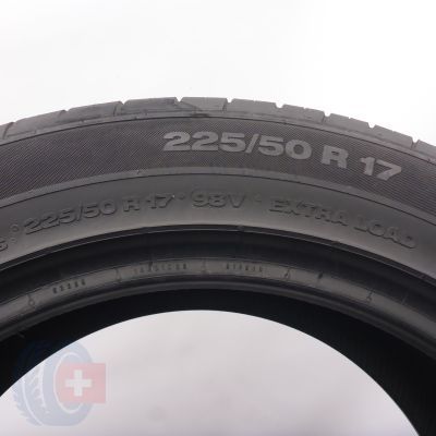 8. 225 50 17 4x CONTINENTAL 225/50 R17 98Y XL ContiPremiumContact 2 Sommerreifen 2019 6,8-7,2mm