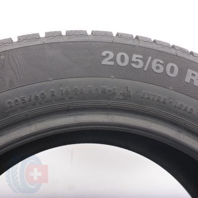 4. 205 60 16 1x CONTINENTAL 205/60 R16 96H XL ContiWinterContact TS830 P SEAL Winterreifen 2021 8mm