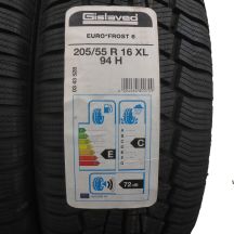 3. 2 x GISLAVED 205/55 R16 94H XL Euro Frost 6 Winterreifen  2020 VOLL WIE NEU 