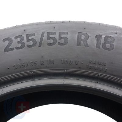 2. 235 55 18 1x CONTINENTAL 235/55 R18 100V EcoContact 6 VOL Sommerreifen 5,2mm 2020