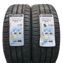 185 50 16 2x CONTINENTAL 185/50 R16 81H ContiEcoContact 5 Sommerreifen 2018 VOLL 
