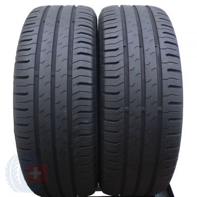 4. 4 x CONTINENTAL 185/55 R15 82H ContiEcoContact 5 Sommerreifen DOT16 6-6,8mm